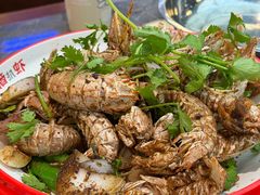 椒盐皮皮虾-曹胖子龙虾馆(黄桦路店)