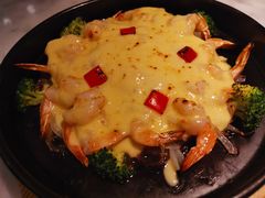 堂烹蒜蓉芝士虾-雀蓝川菜(奥体广场店)