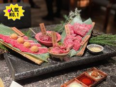 本日限定和牛五种组合-老乾杯和牛烧肉(王府中环店)