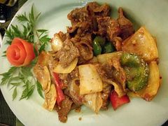 通心菜炒牛肉-林院餐厅