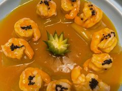 吉祥虾仁酿配黑鱼子酱-拂晓山房·私房川菜(西门店)