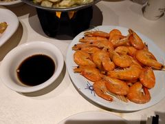 葱香白灼海中虾-世纪缘湖滨花园酒店·湖景轩中餐厅(太阳宫店)