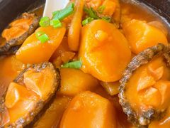 石锅鲍鱼土豆-南山鲜虾面·活鲜小馆·海味大连菜(南山总店)