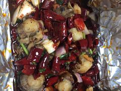 辣炒扇贝-扒虾小妹儿麻辣海鲜(宏图街店)