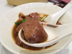 金蒜韭菜豬紅-稻香酒家·33年老字号·港式粤菜(富邦中心店)