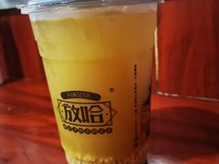 甜醅子绿茶-放哈·甜醅子奶茶创造者(正宁路店)