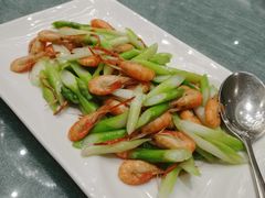芦笋炒河虾-道道鲜·崇明私房菜(五角场店)