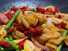 干锅肥肠-蜀都丰 川菜·水煮活鱼(万象九宜城店)