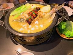 -探鱼·鲜青椒爽麻烤鱼(西南商都店)