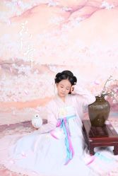 -后宫·古装汉服京剧儿童亲子全家福摄影