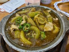 咸鱼茄子煲-银峰农庄·特色烧鸡·鲜无花果浸鸡