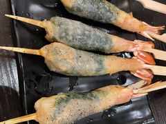 苏叶烤鸡皮虾-鸟串烧Yakitori