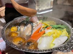 原只鲍鱼七龙珠锅-鸟山鸣·日料食堂(王府井店)