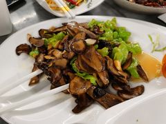 青椒炒牛肝菌-蔼若春.传承三十年云南菜(金碧公园店)