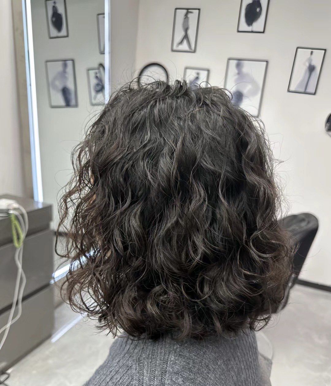 蛋蛋卷烫染设计免打理发型