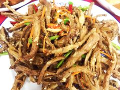 干锅茶树菇-兴国苑酒店