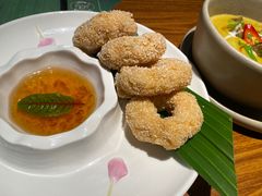 炸虾饼配泰国梅子酱-帕蓝·暹罗料理(曲阳店)