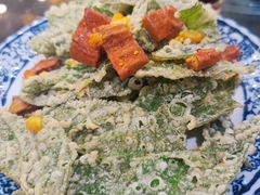 面拖桑树叶-天台徐家小吃