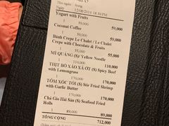 账单-Le Chalet Dalat