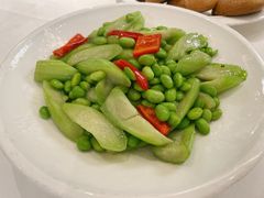 毛豆丝瓜-乾隆美食·本帮菜(黄河路店)
