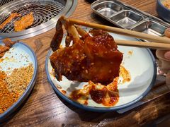 -明洞阿姨·韩式酱蟹烤肉·创意料理(三元桥店)