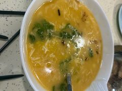 鲜虾疙瘩汤-巧克力渔家.小船海鲜胶东菜(万平口店)