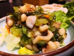 芥末章鱼-虎焱炭火烧肉