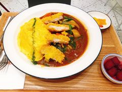 炸虾排咖喱蛋包饭-池奈·咖喱蛋包饭(熙地港店)