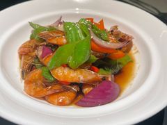 青椒炒大虾-小菜园新徽菜(青岛市南万象城店)