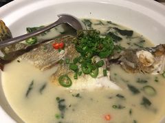 青椒紫苏煮桂鱼-时间仓(月湖公园店)