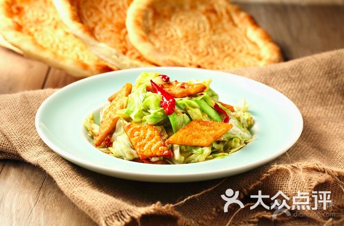清真巴依老爷新疆美食包包菜炒馕图片-北京新疆菜-大众点评网