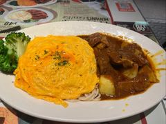 咖喱揸腩滑蛋饭-敏华冰厅(天河城店)