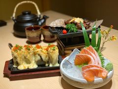 焗烤芝士三文鱼卷-越光米贩精致料理餐厅(金鹰店)