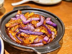 鱼香茄子煲-竹屋川菜(时代广场店)