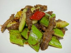 xo酱云南小瓜炒虾姑-HOME餐厅粤菜 融合菜