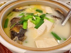三清水库鱼头豆腐煲-三清山希尔顿度假酒店·三清轩中餐厅