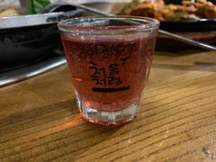 黑加仑子烧酒-包装马车·韩国料理·포장마차