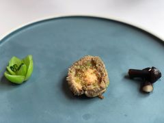 金华小葱煎翡翠鲍配鲟鱼籽-广州富力丽思卡尔顿酒店·丽轩·粤菜