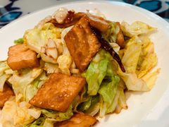馕炒莲花白-撒拉花儿·新疆菜·清真(太阳宫店)