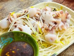 芥末白灼八爪鱼-贞姨美食·老字号海鲜大排档