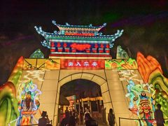 -欢乐海岸椰林沙滩-2025湾区超级灯会