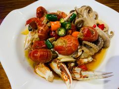 捞汁小海鲜-马路牙子地桌烤肉(工体店)