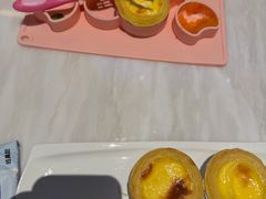 奶香葡式蛋挞拼水果-海湾壹品中餐厅(远大购物中心店)