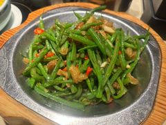 四季豆炒油渣-大碗先生(万家丽店)