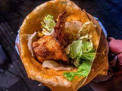 -小红车炸蛋葱油饼