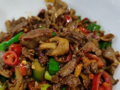 酸辣椒炒鸡杂-建辉湖南土菜馆(南大街店)