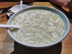 奶汤蒲菜-崔义清鲁菜馆(大明湖店)