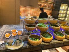 自助调料区-金海湾自助餐厅(金陵饭店)