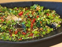 米椒韭香鲫鱼-卞氏菜根香·川菜(青羊万达店)