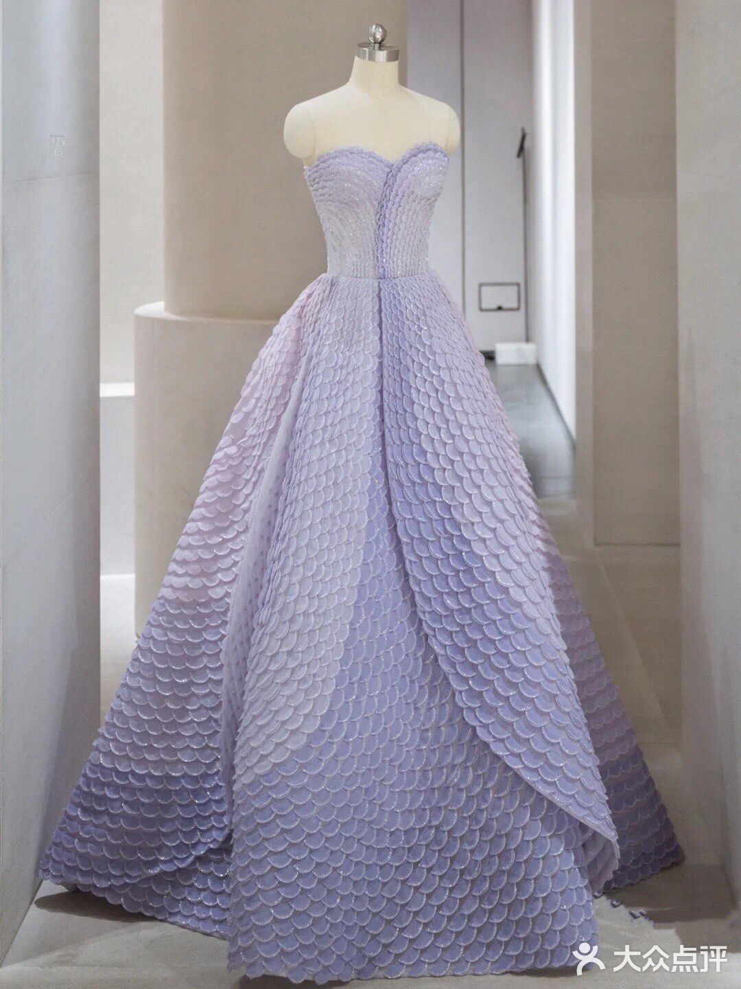 人鱼姬渐变礼服